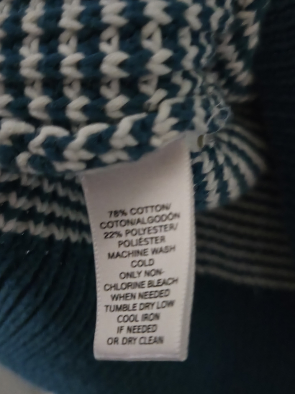 LOFT Blue White Striped Knit Halter Sweater Tank Top Size Small - Picture 9 of 10